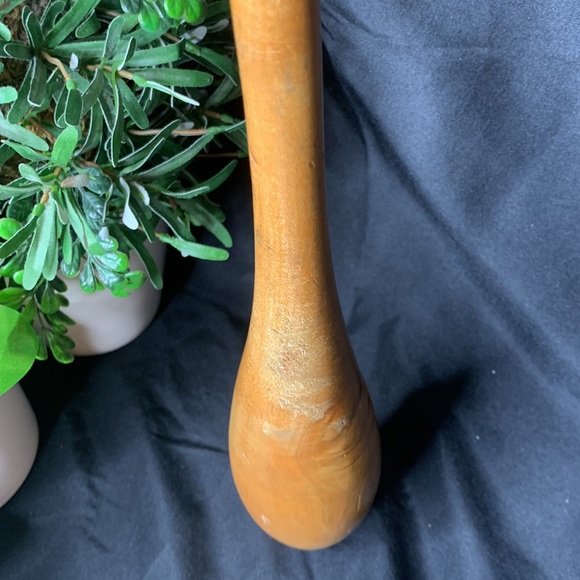 Antique wood Narragansett Machine Co Wooden Indian club / Exercise/Juggling Club - Picture 6 of 10